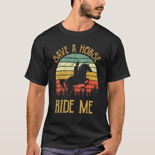 Camiseta Salve um Cavalo Me Ande Cowboy Southern West (Frente)