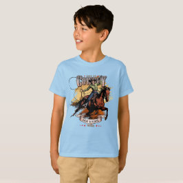 Camiseta Salve Um Cavalo; Monte Um Cowboy | Crianças