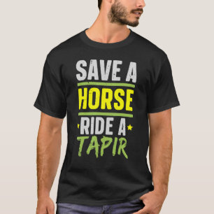 Camiseta Salve Um Cavalo Um Zookepe Animal Da Vida Selvagem