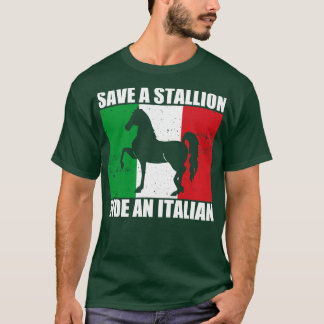 Camiseta Salve Um Estalhão Dirigindo Um Italiano