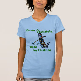 Camiseta Salve um guondola em italiano