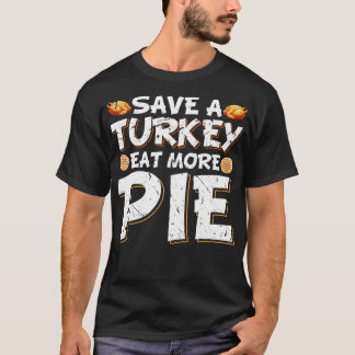Camiseta Salve Um Pizza Comendo Turquia
