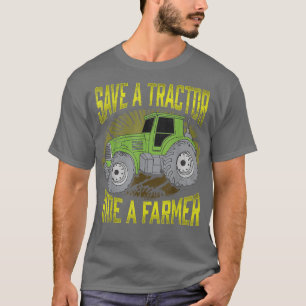 Camiseta Salve Um Trator Ande Um Farmor
