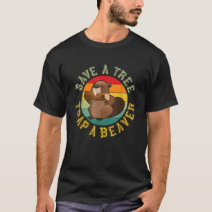 Camiseta Salve uma armadilha de árvore em uma armadilha de