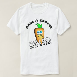 CAMISETA SALVE UMA CARROÇA - TENHA UMA VACA
