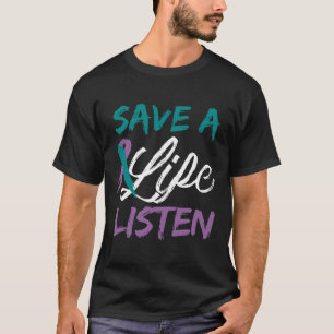 Camiseta Salve uma Condessa de Consciência do Suicídio da F