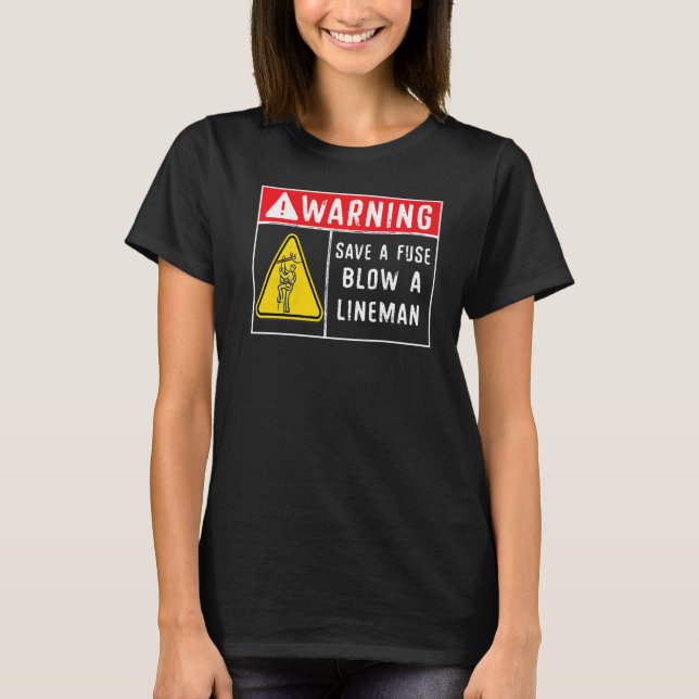 Camiseta Salve Uma Fusca Um Lineman 1 (Frente)