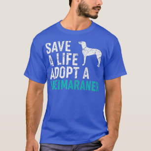 Camiseta Salve uma vida adote um cão salvador Cão Cão Cão C