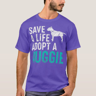 Camiseta Salve uma vida e adote um resgate para cães Auggie