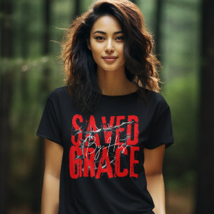 Camiseta Salvo pela Graça - Religioso Jesus Cristo