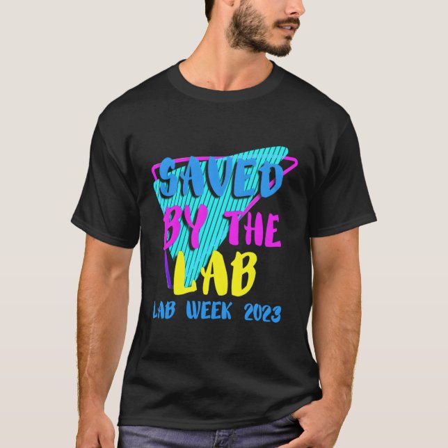 Camiseta Salvo Pelo Laboratório Médico Da Semana 2023 Do La (Frente)
