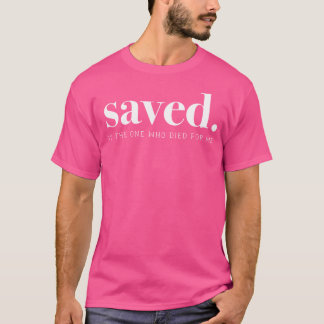 Camiseta Salvo por Jesus Cristo Church Faith