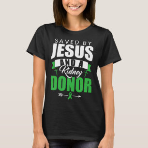 Camiseta Salvo Por Jesus E Um Transplante De Orgão Doador D