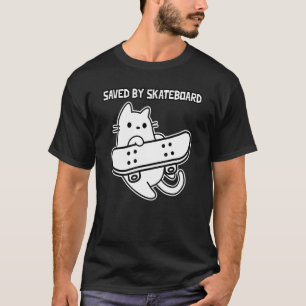 Camiseta Salvo por skateboard sk8 Kitten