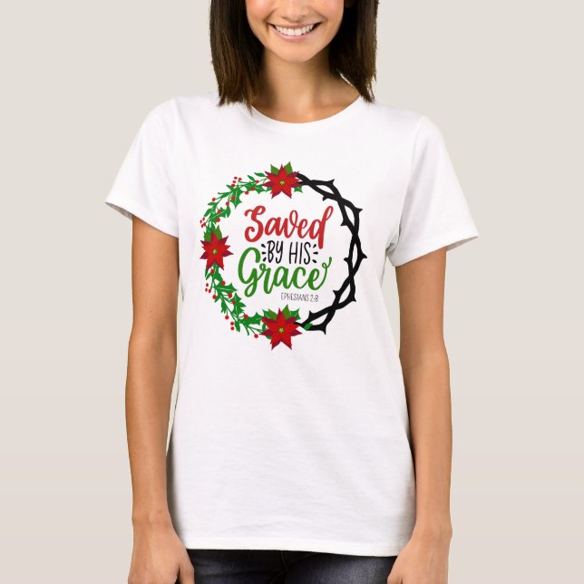 Camiseta Salvo por Sua Graça Terra de Natal (Frente)