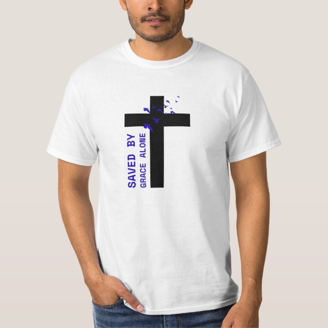 Camiseta Salvo somente pela Graça (Frente)