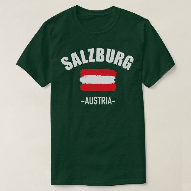 Camiseta Salzburg Áustria (Frente do Design)