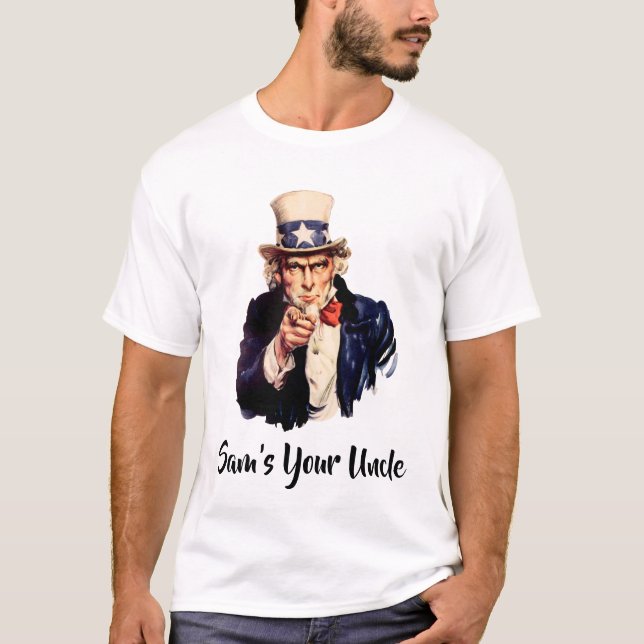 Camiseta Sam é seu tio (Frente)