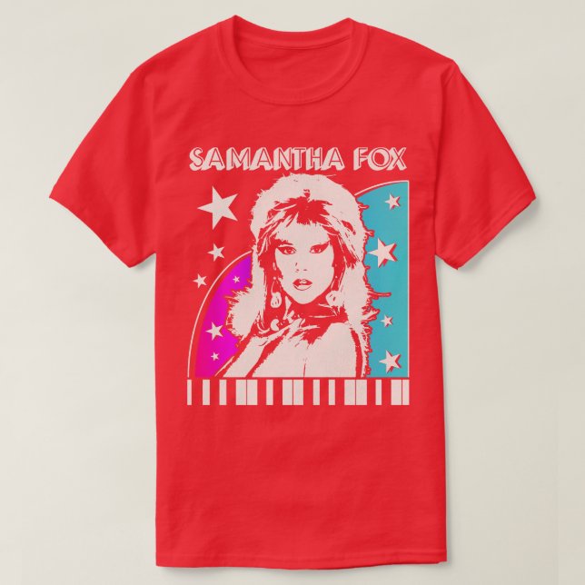 CAMISETA SAM FOX (Frente do Design)