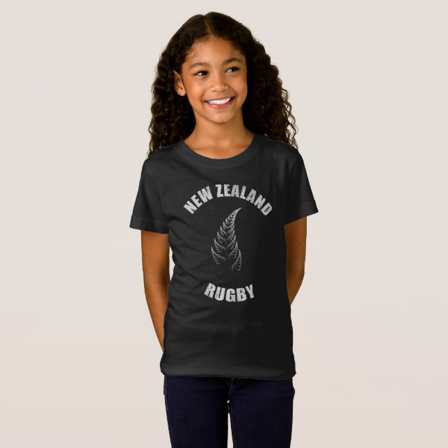 Camiseta Samambaia de prata inspirada maori do quivi do (Frente Completa)