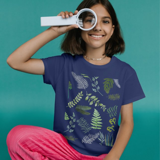 Camiseta Samambaias Ameaçadas (Endangered Ferns Kid's T-shirt)