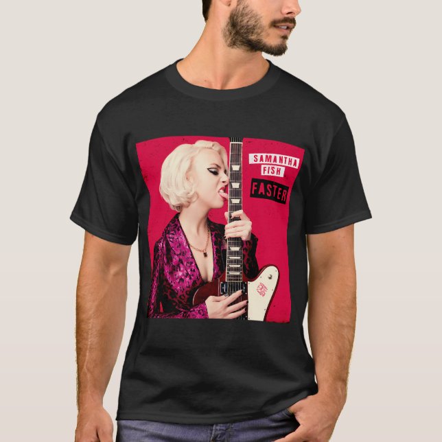Camiseta Samantha Fish mais rápido (Frente)