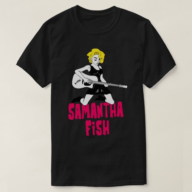 Camiseta Samantha Fish Sticker (Frente do Design)