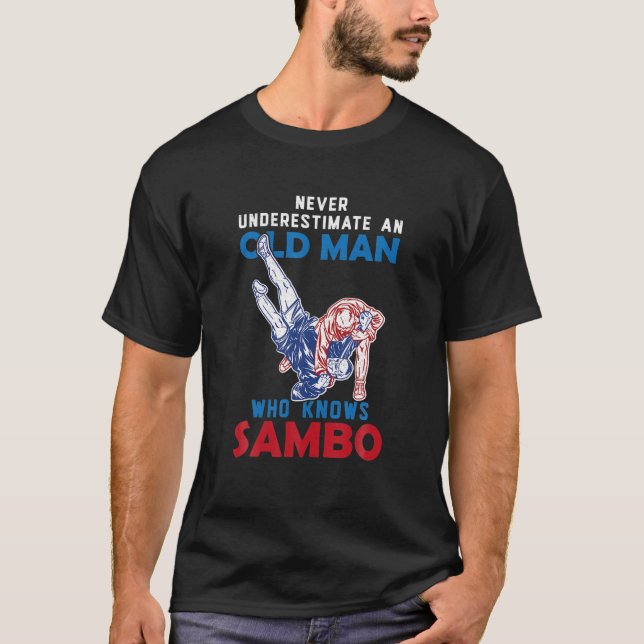 Camiseta Sambo Luta Artes Marciais Rússia Marcial (Frente)