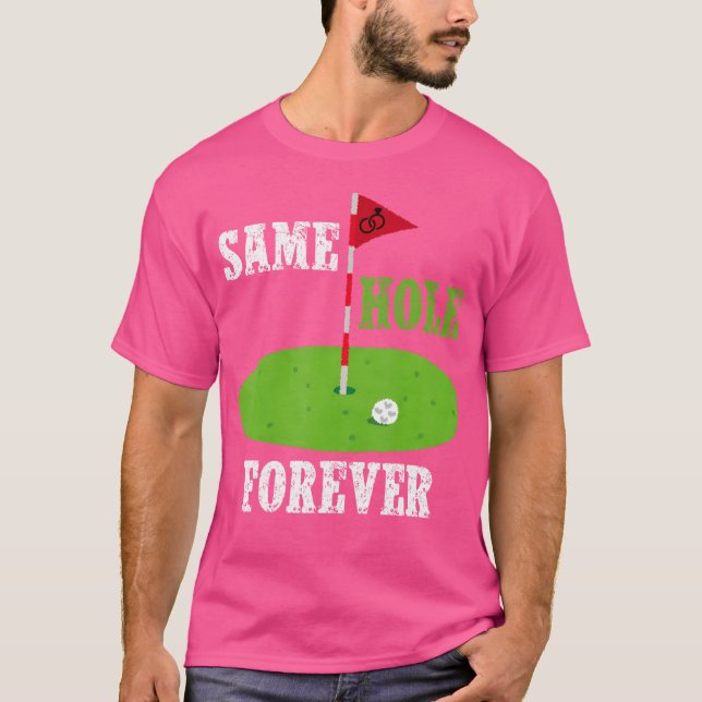 Camiseta Same Hole Forever Noivo Despedida de Solteiro Piad (Frente)
