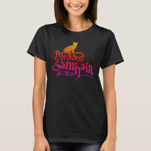 Camiseta Samhain abençoado - Bruxas de Gato Bromo 1a