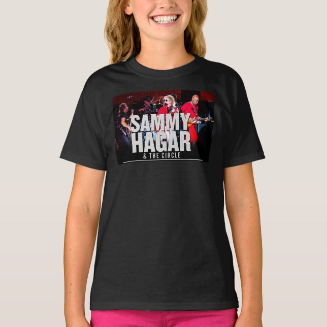 Camiseta Sammy Hagar E O Círculo - rock inglês-americano (Frente)