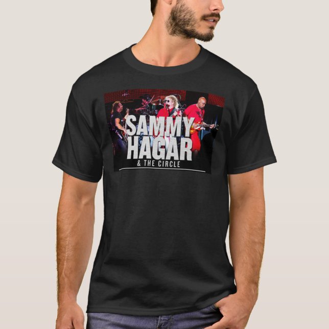 Camiseta Sammy Hagar E O Círculo - Rock Inglês-Americano (Frente)