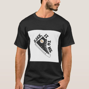 Camiseta Sammy Rae Me Chute Para Preto; Pá Do Rato Branco