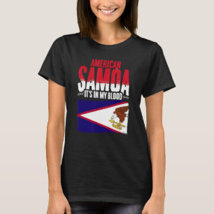 Camiseta Samoa Americana No Meu Orgulho Samoa No Sangue Roo