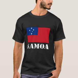 Camiseta Samoa Bandeira Samoana Herança Orgulho Samoano Raí