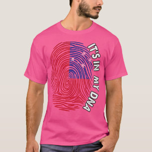 Camiseta Samoa Está No Meu Dna - Bandeira Samoa No Thumbpr