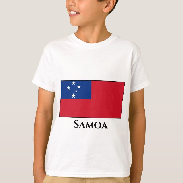 Camiseta Samoa Flag (Frente)