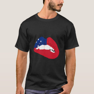 Camiseta Samoa Lip Samoan Flag Samoan Pride Samoan Roots