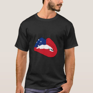 Camiseta Samoa Orgulho Samoano Raízes Samoanas Lábio Bandei