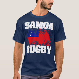 Camiseta Samoa Rugby Samoan Flag Pride Men Women Gift Idea