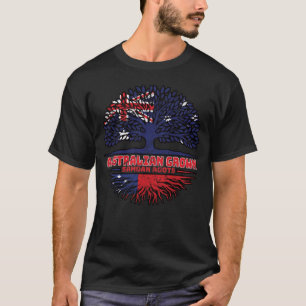 Camiseta Samoa Samoa, Austrália Australiana Bandeira Raiz d