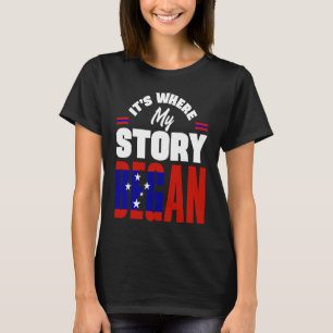 Camiseta Samoa Samoa Bandeira É Onde Minha História Começou