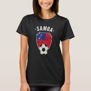 Camiseta Samoa Soccer Samoa Bandeira Futebol Samoan Pride R