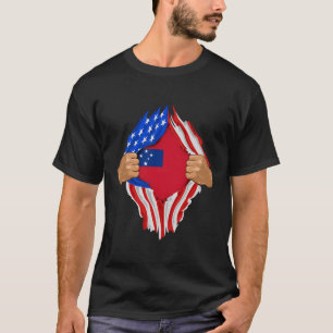 Camiseta Samoan Blood Dentro Me Samoa Flag Gift