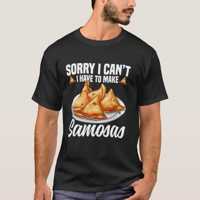 Camiseta Samosas Maker Samosa Foodie Comida Vegetal (Frente)