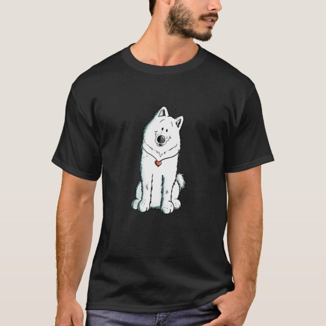 Camiseta Samoyed Dog  For Samoyed Dog Fans (Frente)