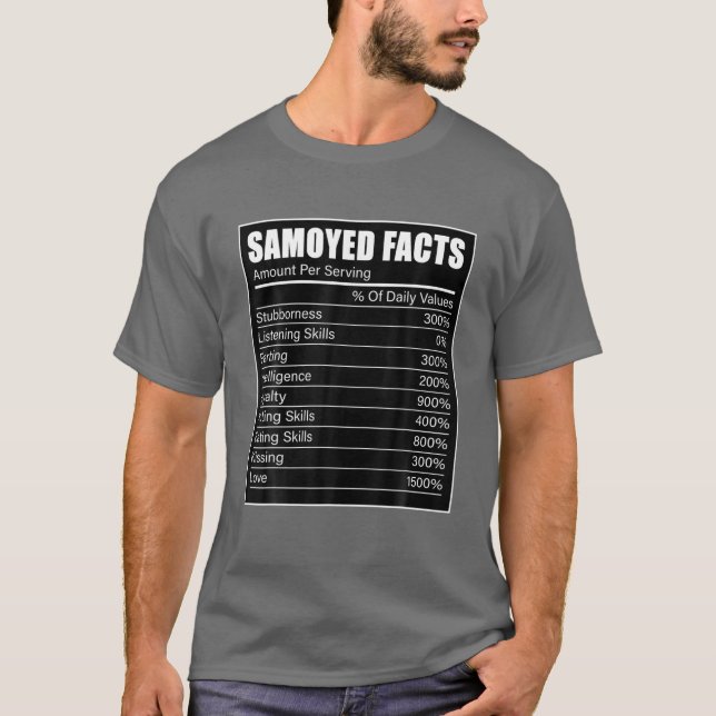 Camiseta Samoyed Dog Lover Samoyed Facts Samoyed Samoyed (Frente)