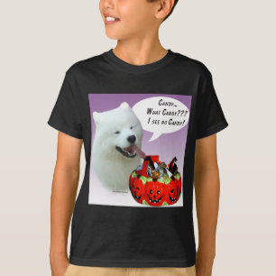 Camiseta Samoyed Halloween Candy
