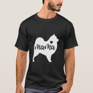Camiseta Samoyed Mamãe Cachorro Bonito Presente Dia de as m