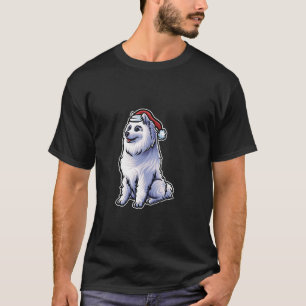 Camiseta Samoyed Papai Noel Que Feliz Cão De Natal X Mas